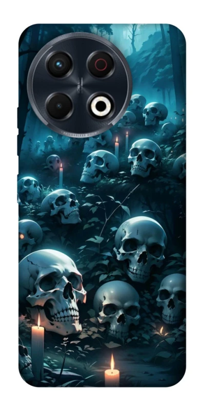 Чехол на TECNO Spark 30 Pro (KL7) Skulls v3 фото 1 из 1
