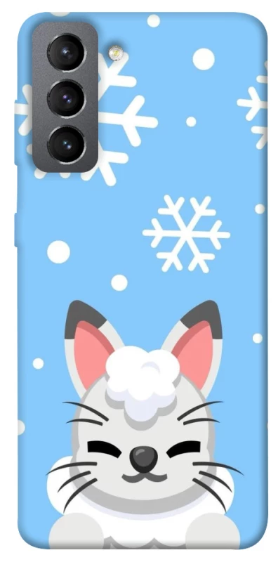 Чохол на Samsung Galaxy S21 FE Adopt Me Snow Kitty Smile фото 1 з 1