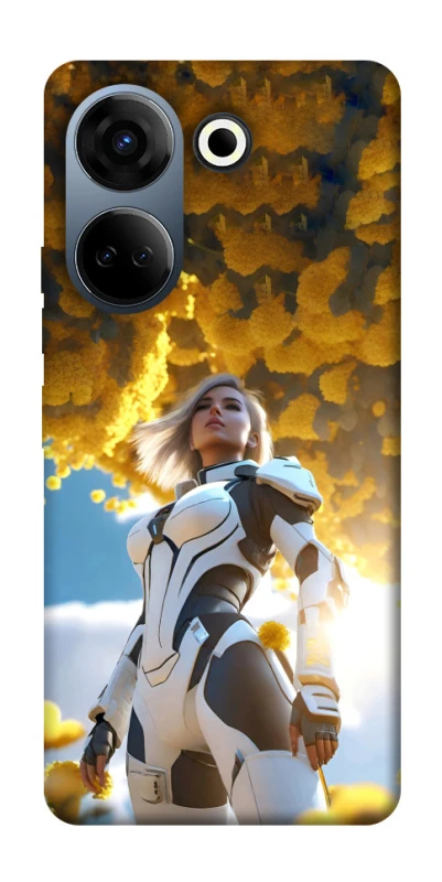 Чохол на TECNO Camon 20 Pro (CK7n) Cyber space girl ver.3 фото 1 з 1