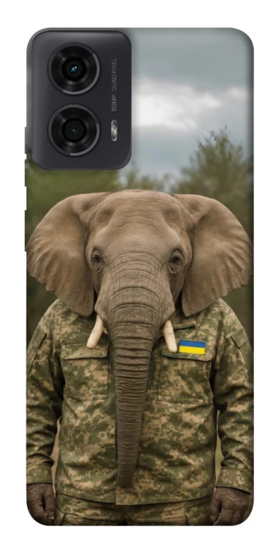 Чохол на Motorola Moto G24 Слон захисник фото 1 з 1