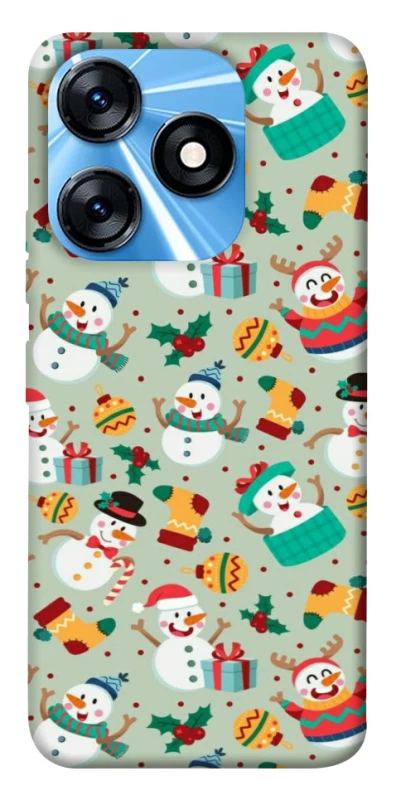 Чехол на TECNO Spark 10 Новогодний v2 фото 1 из 1