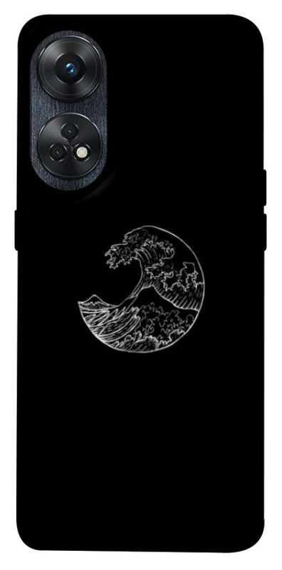 Чохол на Oppo Reno 8T 4G Black tsunami фото 1 з 1