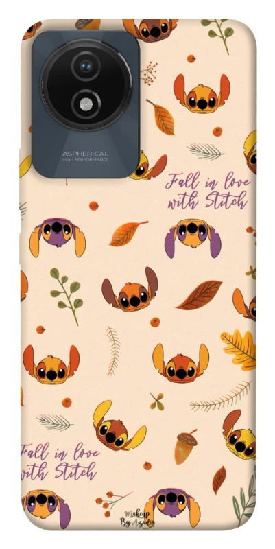 Чохол на Vivo Y02 Fall in love with Stitch фото 1 з 1