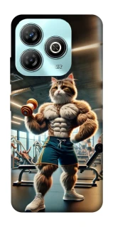 Чехол на ZTE Blade A75 4G Качок кот фото 1 из 1