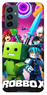Чехол на Samsung Galaxy M13 4G Roblox gaming heroes фото 1 из 1