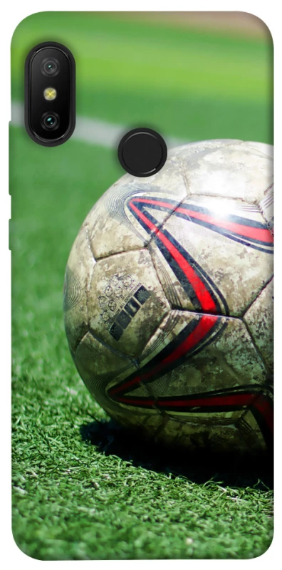 Чохол на Xiaomi Mi A2 Lite / Xiaomi Redmi 6 Pro М'яч на газоні фото 1 з 1