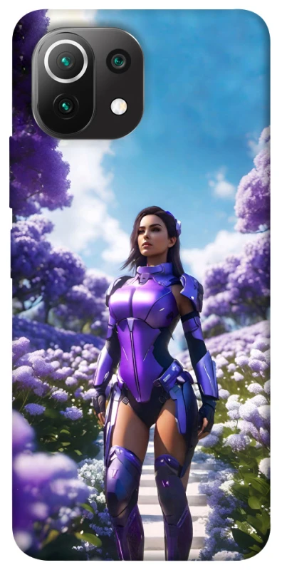 Чохол на Xiaomi Mi 11 Lite Cyber space girl ver.4 фото 1 з 1