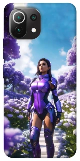 Чохол на Xiaomi Mi 11 Lite Cyber space girl ver.4 фото 1 з 1