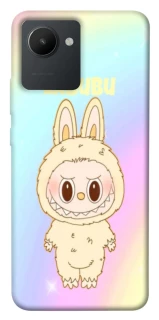 Чехол на Realme C30 Fluffy Rainbow Labubu фото 1 из 1