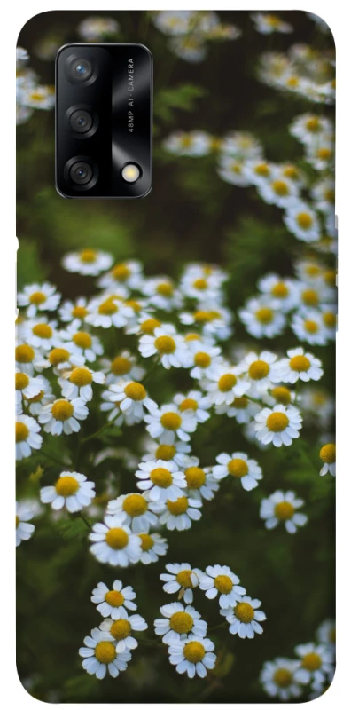 Чехол на Oppo A74 4G Ромашки v13 фото 1 из 1