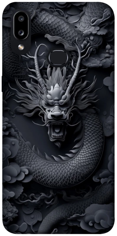 Чехол на Samsung Galaxy A10s black dragon фото 1 из 1