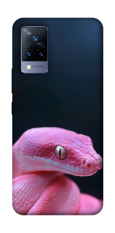 Чохол на Vivo V21 Рожева змія фото 1 з 1