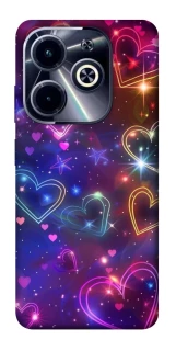 Чохол на Infinix Hot 40i Drawn hearts фото 1 з 1