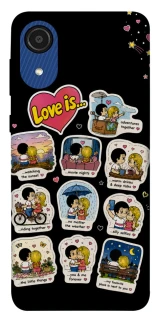Чехол на Samsung Galaxy A03 Core Love is ver.4 фото 1 из 1