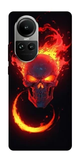 Чехол на Oppo Reno 10 Blood Skull фото 1 из 2