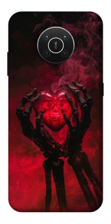 Чехол на Nokia X10 / X20 Heart in the hands of a skeleton фото 1 из 1