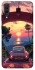 Чехол на Samsung Galaxy A70 (A705F) Porsche at sunset фото 1 из 1