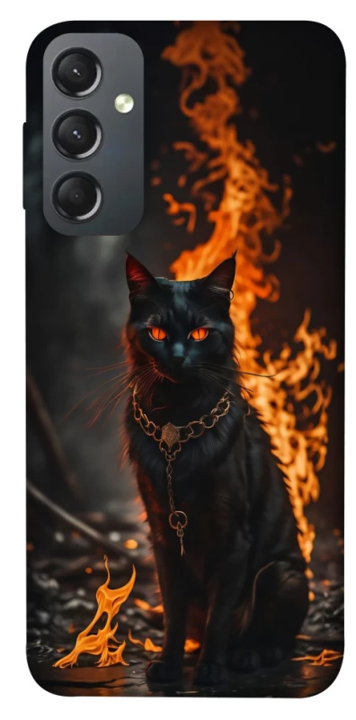 Чохол на Samsung Galaxy A24 4G Вогняний кіт фото 1 з 1