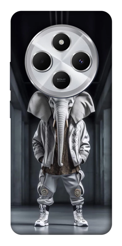 Чехол на Xiaomi Redmi 14C / Poco C75 Слон v2 фото 1 из 1