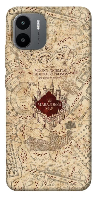 Чохол на Xiaomi Redmi A1+ / Poco C50 / A2+ Harry Potter Marauder's Map фото 1 з 1