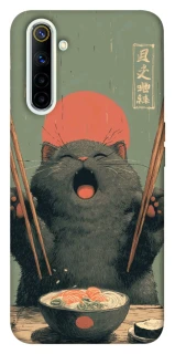 Чехол на Realme 6 Hungry Cat фото 1 из 1