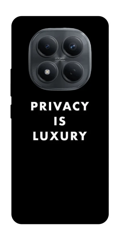 Чохол на Xiaomi Redmi Note 15 Pro 4G Privacy is luxury фото 1 з 1