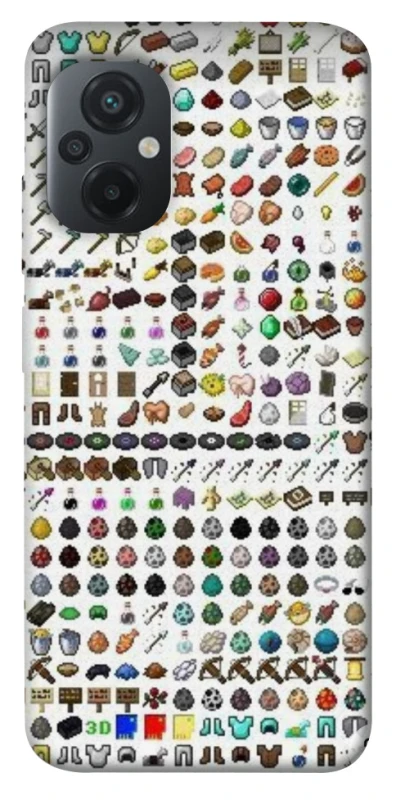 Чохол на Xiaomi Poco M5 Minecraft v2 фото 1 з 1