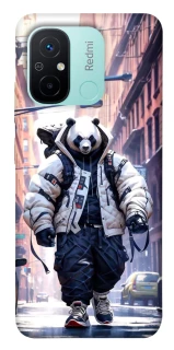 Чехол на Xiaomi Redmi 12C / Poco C55 Панда курьер фото 1 из 1