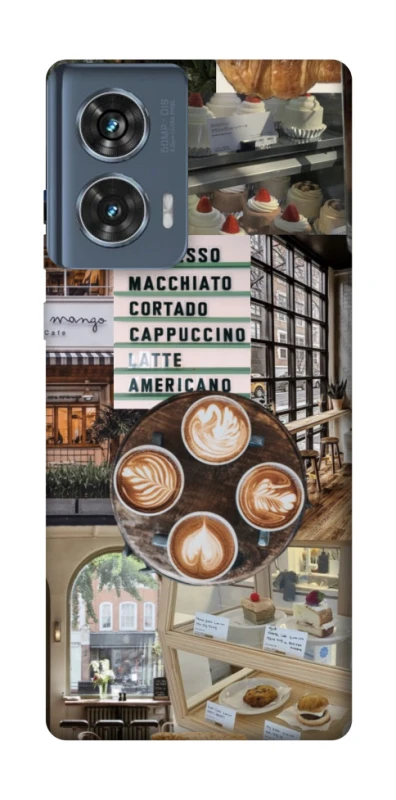 Чехол на Motorola Edge 50 Coffee collage ver.5 фото 1 из 1