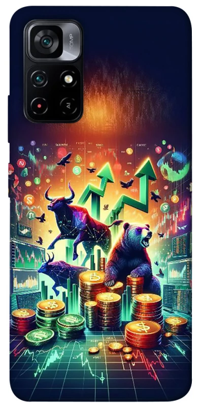 Чехол на Xiaomi Poco M4 Pro 5G Crypto market фото 1 из 1