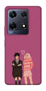 Чохол на Infinix Note 30 Pro Raven & Rainbow Wednesday фото 1 з 1