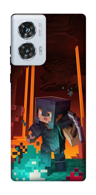 Чохол на Motorola Edge 50 Fusion Minecraft game adventure фото 1 з 1