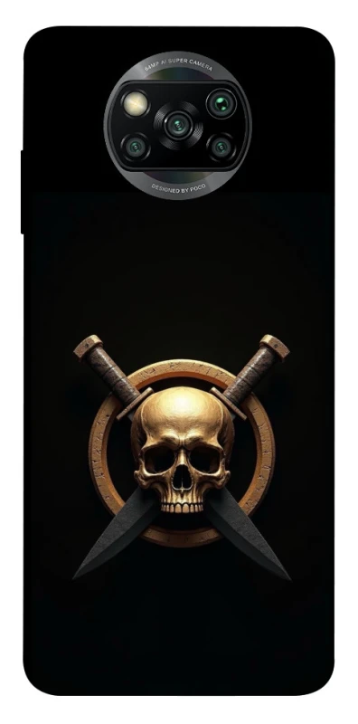 Чохол на Xiaomi Poco X3 NFC / Poco X3 Pro Golden Skull фото 1 з 1