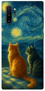 Чохол на Samsung Galaxy Note 10 Plus Cats under the stars фото 1 Чохол на Samsung Galaxy Note 10 Plus Cats under the stars фото 1 з 1