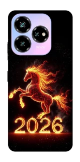 Чохол на ZTE Nubia V60 Desing Red Fire Horse ver.1 фото 1 з 1