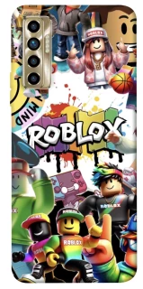 Чехол на TECNO Camon 17P Roblox Characters Collage фото 1 из 1