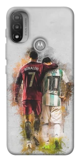 Чохол на Motorola Moto E20 Ronaldo та Messi фото 1 з 1