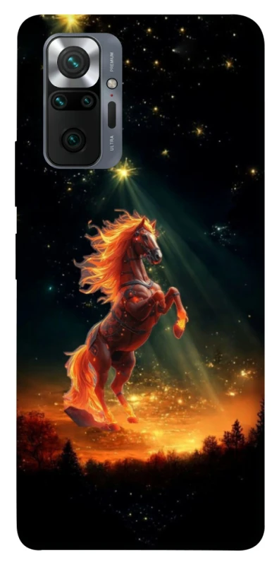Чохол на Xiaomi Redmi Note 10 Pro Red Fire Horse ver.2 фото 1 з 1