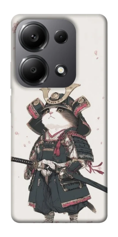 Чохол на Xiaomi Redmi Note 13 Pro 4G Samurai Cat Warrior фото 1 з 1