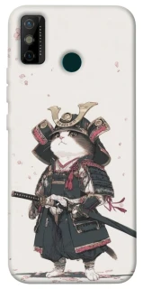 Чохол на TECNO Spark 6 Go Samurai Cat Warrior фото 1 з 1
