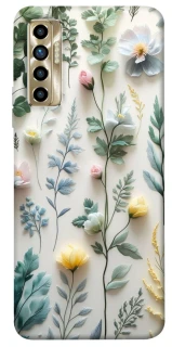 Чехол на TECNO Camon 17P Floral design ver.4 фото 1 из 1