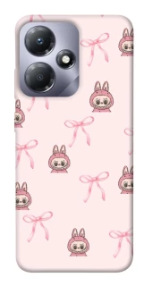 Чохол на Infinix Hot 30 Play Pink bows and Labubus фото 1 з 1