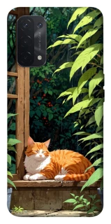 Чохол на Oppo A54 5G / A74 5G red cat фото 1 з 1