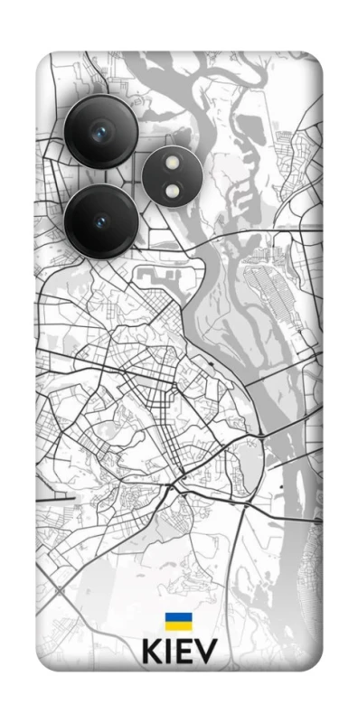 Чехол на Realme GT Neo 6 Kiev white map фото 1 из 1