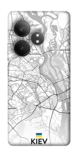 Чехол на Realme GT Neo 6 Kiev white map фото 1 из 1
