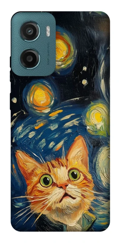 Чехол на Motorola Moto G06 paint cat фото 1 из 1