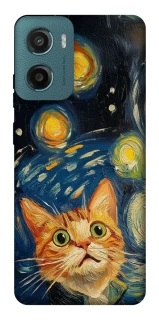 Чохол на Motorola Moto G06 paint cat фото 1 з 1