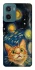 Чехол на Motorola Moto G06 paint cat фото 1 из 1