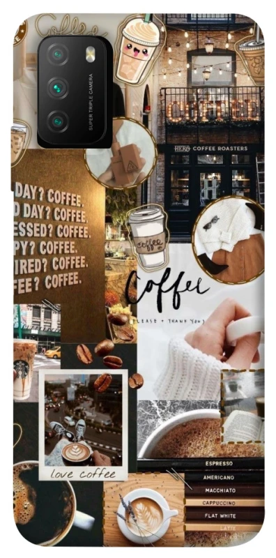 Чохол на Xiaomi Poco M3 Coffee vibes фото 1 з 1