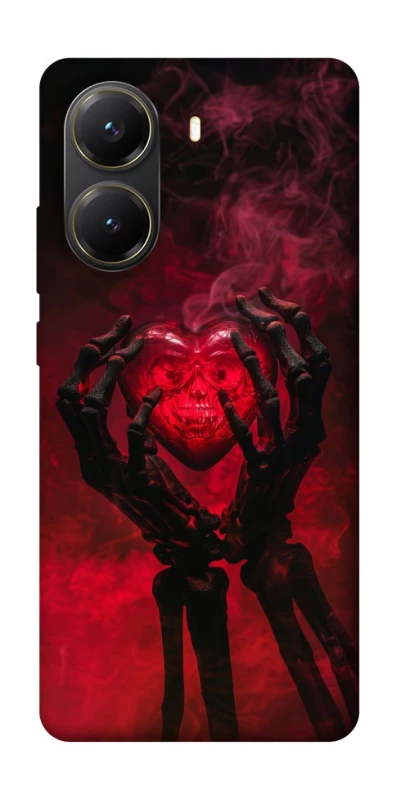 Чехол на Xiaomi Poco X7 Pro Heart in the hands of a skeleton фото 1 из 1